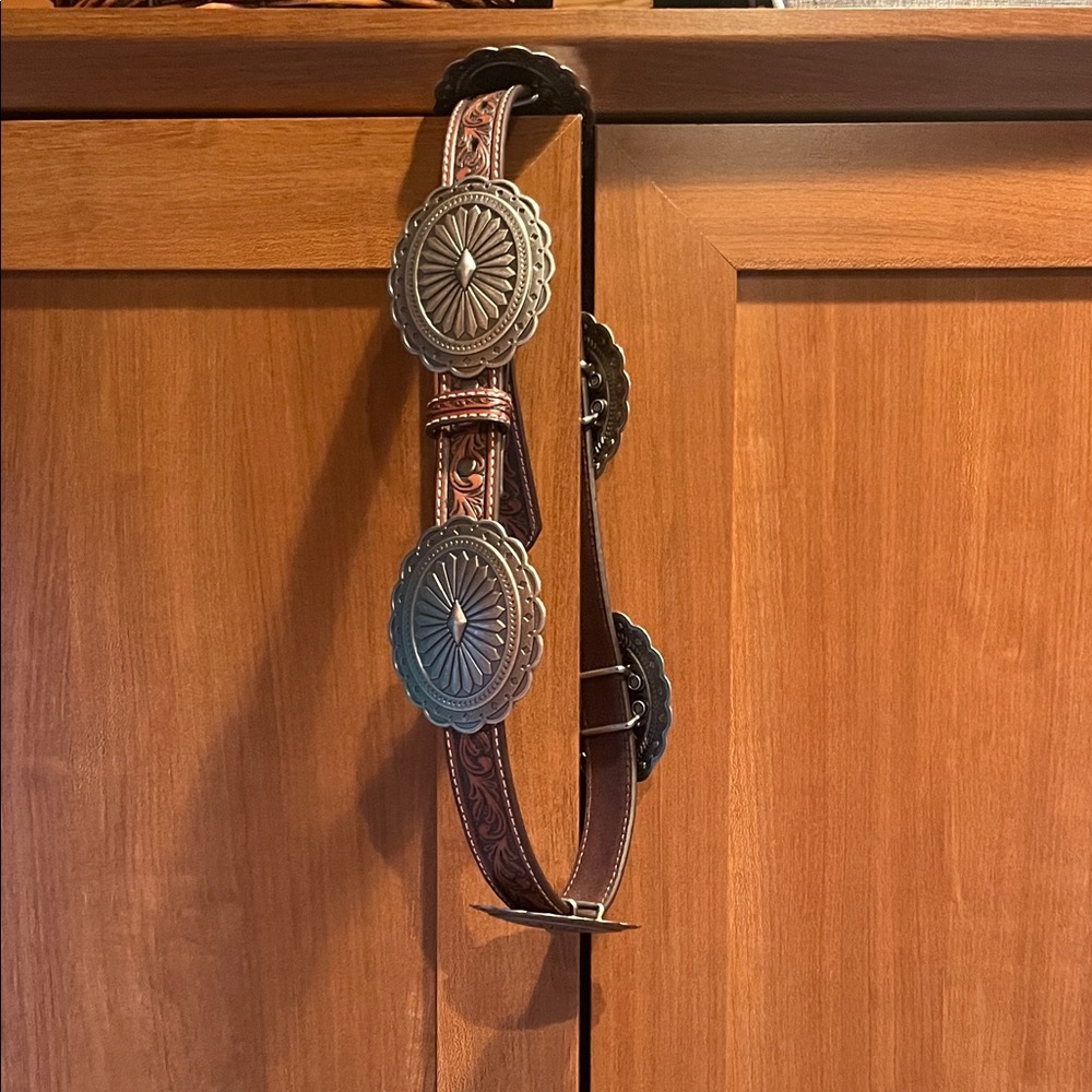 Ariat Brown and Silver Women's Belt